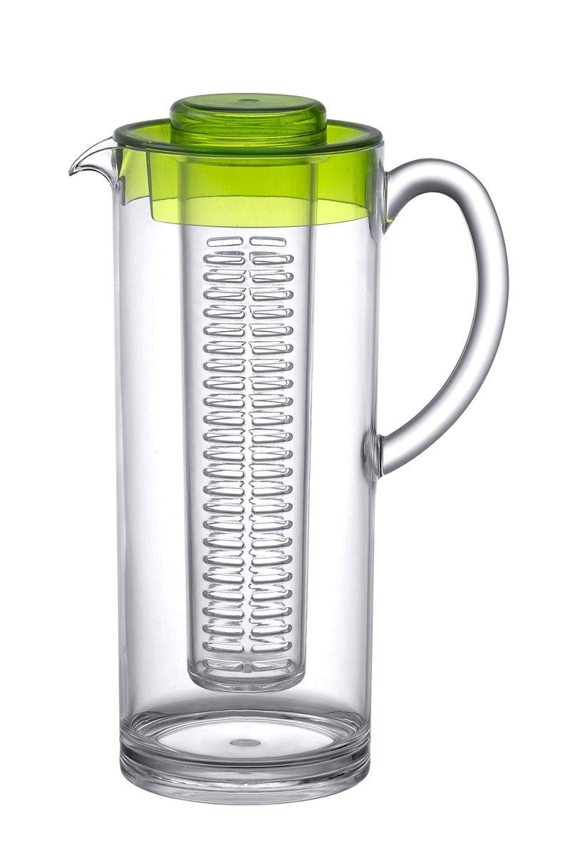 Prodyne Trim Fruit Infusion Pitcher, 60 oz, Green - Image 2